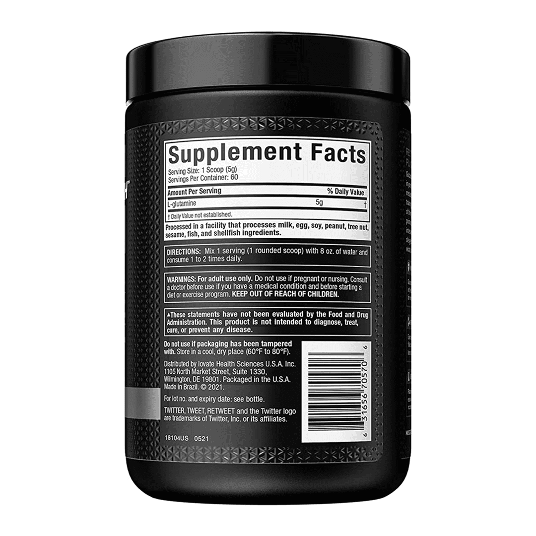 Muscletech Platinum Glutamine in Pakistan New Nutrition Facts